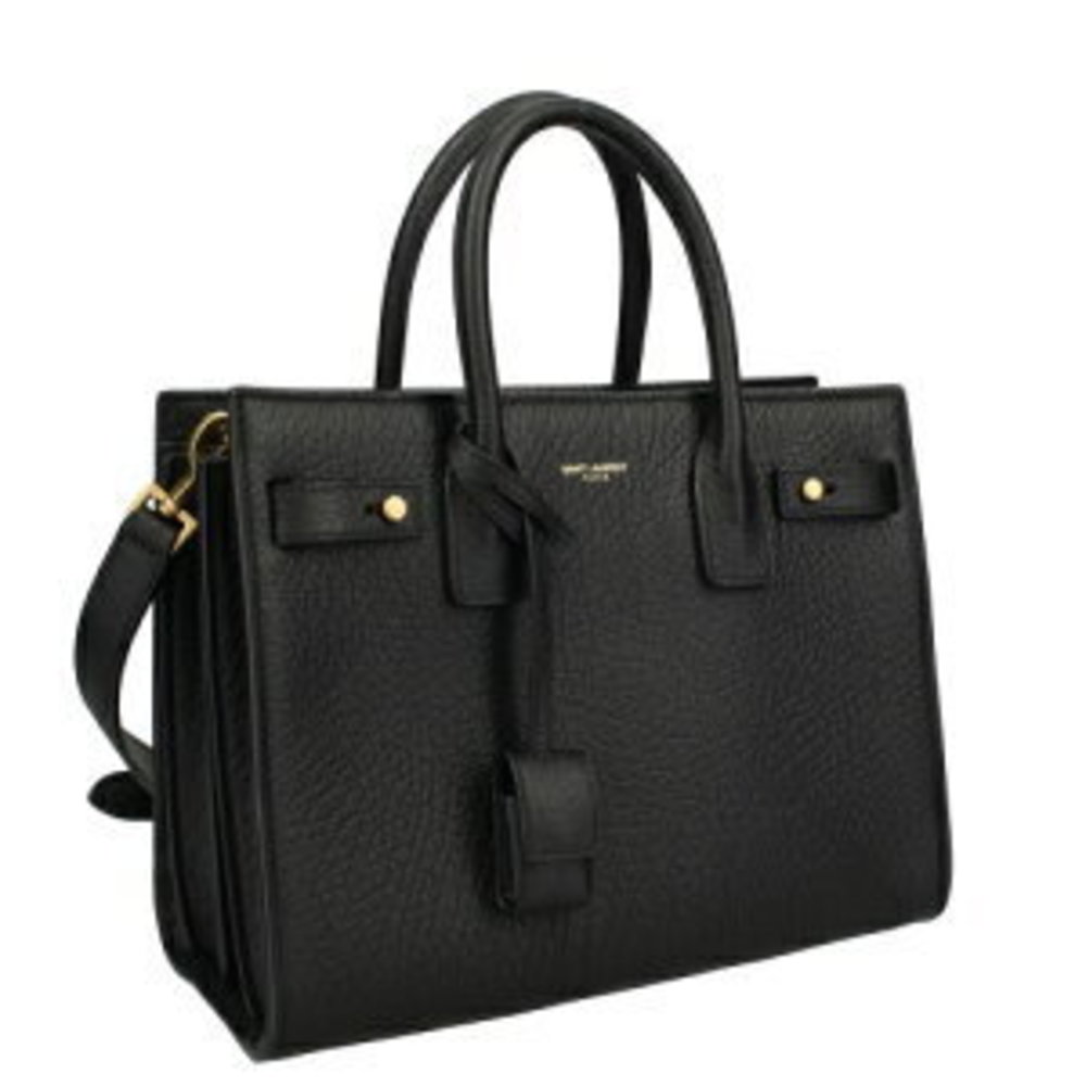 Saint Laurent Black Tote NERO Bag Paris